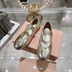 Miumiu バレエ シューズ ヒール