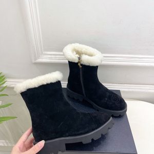 CHANEL ショートブーツ レディース