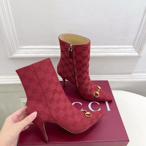 グッチ ショートブーツ レディース