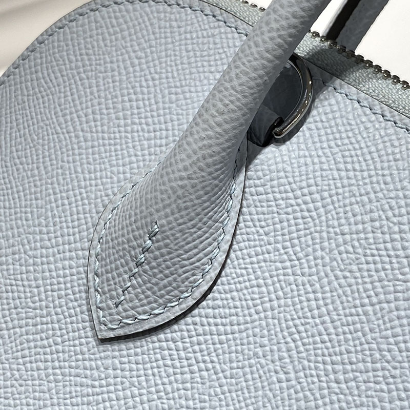 エルメス ボリード バッグ HERMES ボリード1923 25 ブルーペール ヴォーエプソン シルバー金具 2627402 ボリード25 定価 - 画像 (6)