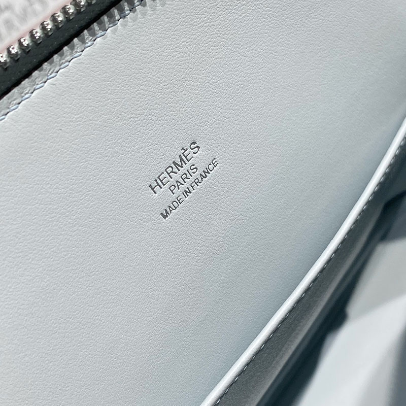 エルメス ボリード バッグ HERMES ボリード1923 25 ブルーペール ヴォーエプソン シルバー金具 2627402 ボリード25 定価 - 画像 (3)