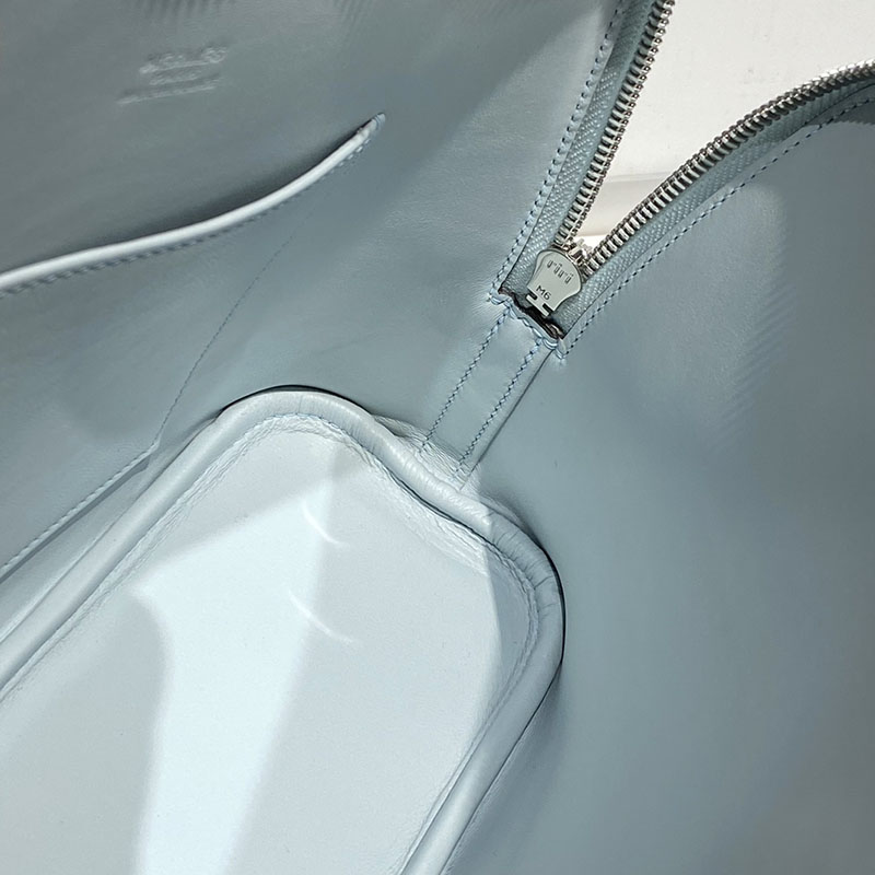 エルメス ボリード バッグ HERMES ボリード1923 25 ブルーペール ヴォーエプソン シルバー金具 2627402 ボリード25 定価 - 画像 (2)