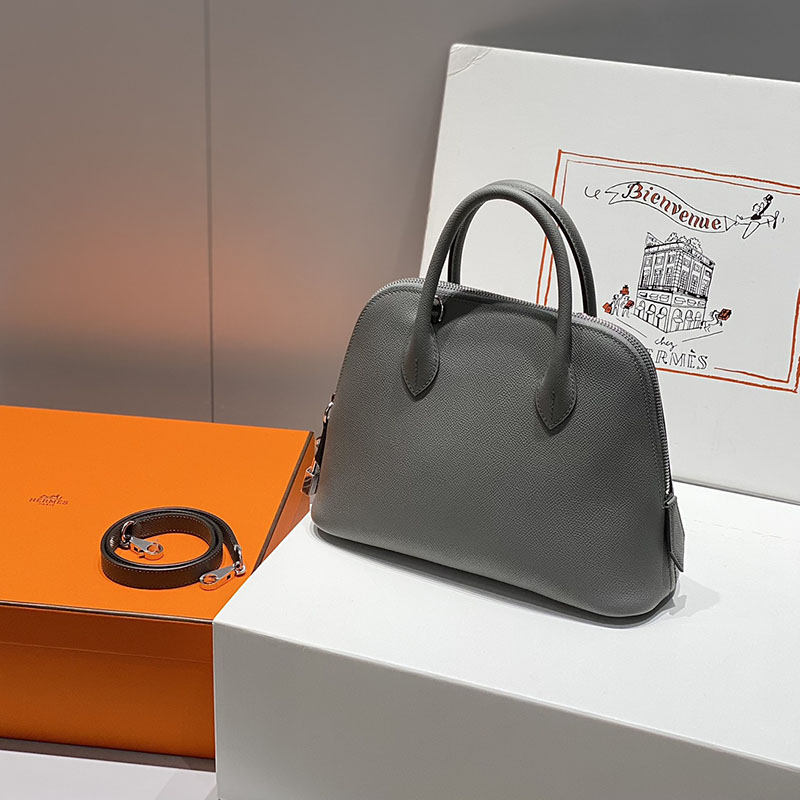 エルメス ボリード バッグ HERMES ボリード1923 25 グリメイヤー ヴォーエプソン シルバー金具 2627403 ボリード25 サイズ感 - 画像 (8)
