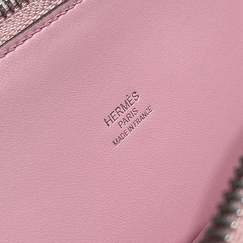 エルメス ボリード バッグ HERMES ボリード1923 25 モーヴシルベストル ヴォーエプソン シルバー金具 2627404 ボリード25 サイズ感 - 画像 (3)