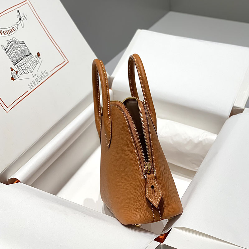 エルメス ボリード バッグ HERMES ボリード1923 25 ゴールド ヴォーエプソン ゴールド金具 2627408 ボリード 25 ゴールド - 画像 (7)