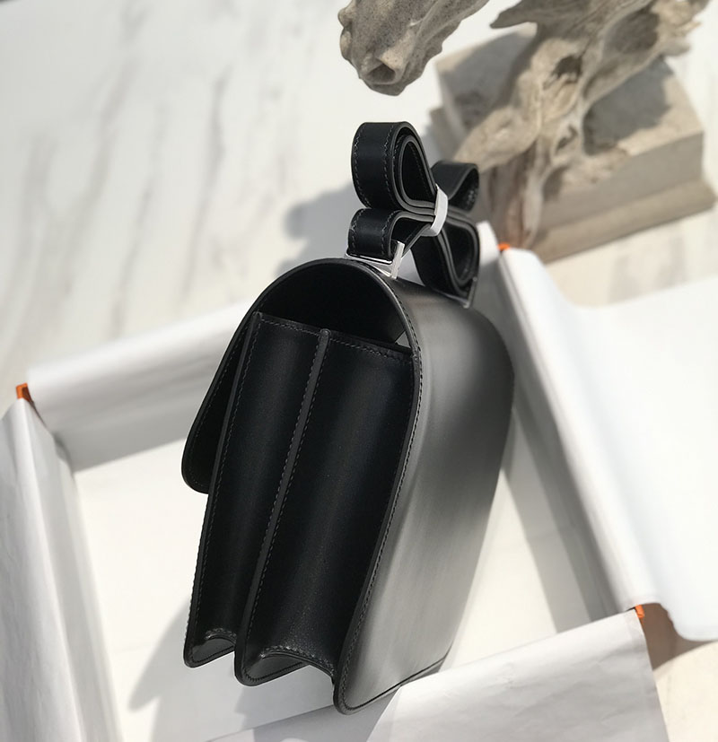 エルメス アウトレット 海外 HERMES コンスタンス3 24MM 黒 ブラック ボックスカーフ シルバー金具 2627414 コンスタンス 24 定価 - 画像 (9)