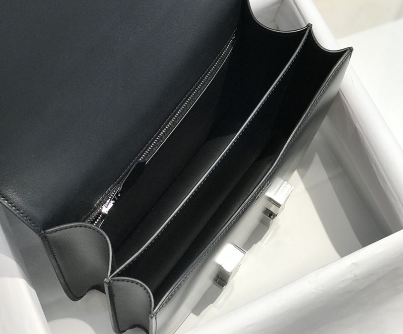 エルメス アウトレット 海外 HERMES コンスタンス3 24MM 黒 ブラック ボックスカーフ シルバー金具 2627414 コンスタンス 24 定価 - 画像 (4)