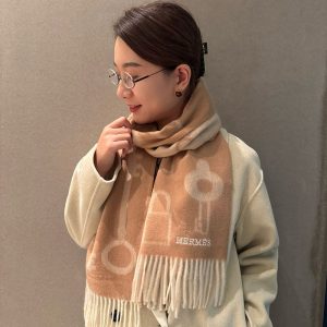 エルメス マフラー カシミヤ レディース