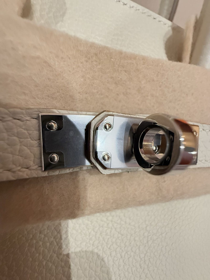 エルメス バーキン25 定価 HERMES バーキン25 マッシュルーム トゴ シルバー金具 2627490 エルメス専門店 おすすめ - 画像 (2)