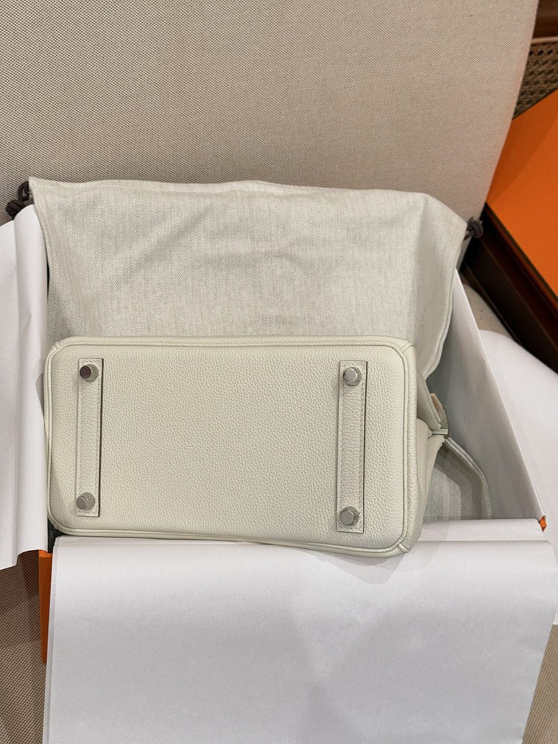 エルメス バーキン25 定価 HERMES バーキン25 マッシュルーム トゴ シルバー金具 2627490 エルメス専門店 おすすめ - 画像 (12)