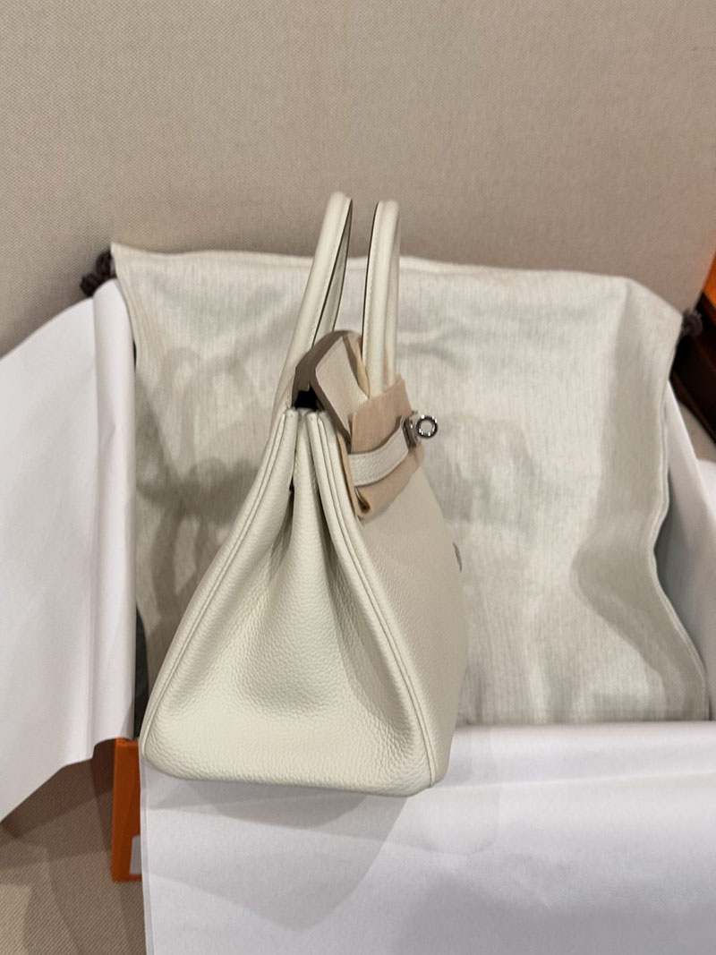 エルメス バーキン25 定価 HERMES バーキン25 マッシュルーム トゴ シルバー金具 2627490 エルメス専門店 おすすめ - 画像 (10)