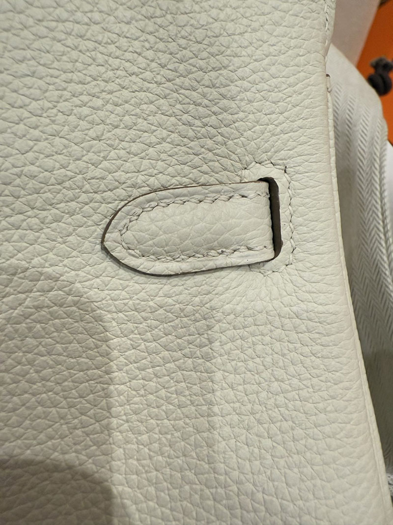 エルメス バーキン25 定価 HERMES バーキン25 マッシュルーム トゴ シルバー金具 2627490 エルメス専門店 おすすめ - 画像 (8)