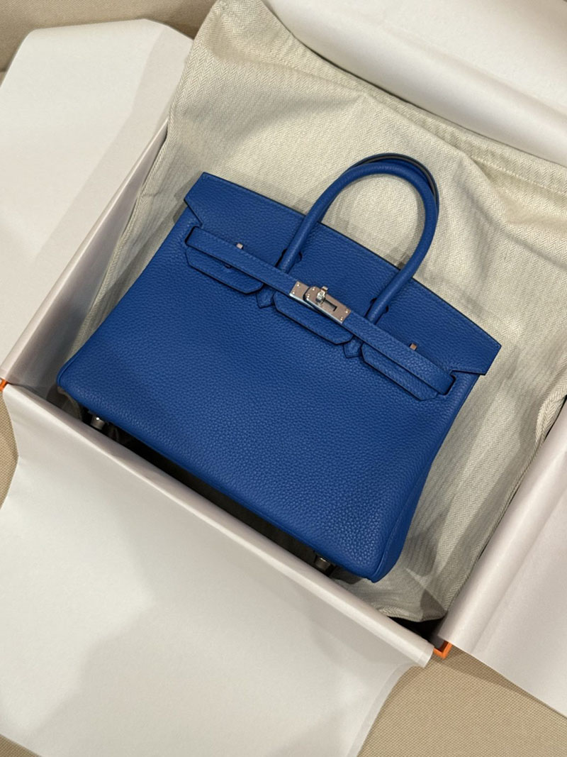 バーキン25 スーパーコピー HERMES バーキン25 ブルーフランス トゴ シルバー金具 2627492 エルメス専門店 おすすめ - 画像 (12)