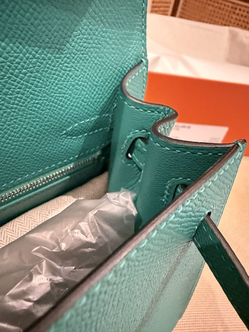 エルメス ケリー25 定価 HERMES ケリー25 外縫い ヴェールヴェロン ヴォーエプソン シルバー金具 2627494 エルメス専門店 おすすめ - 画像 (10)