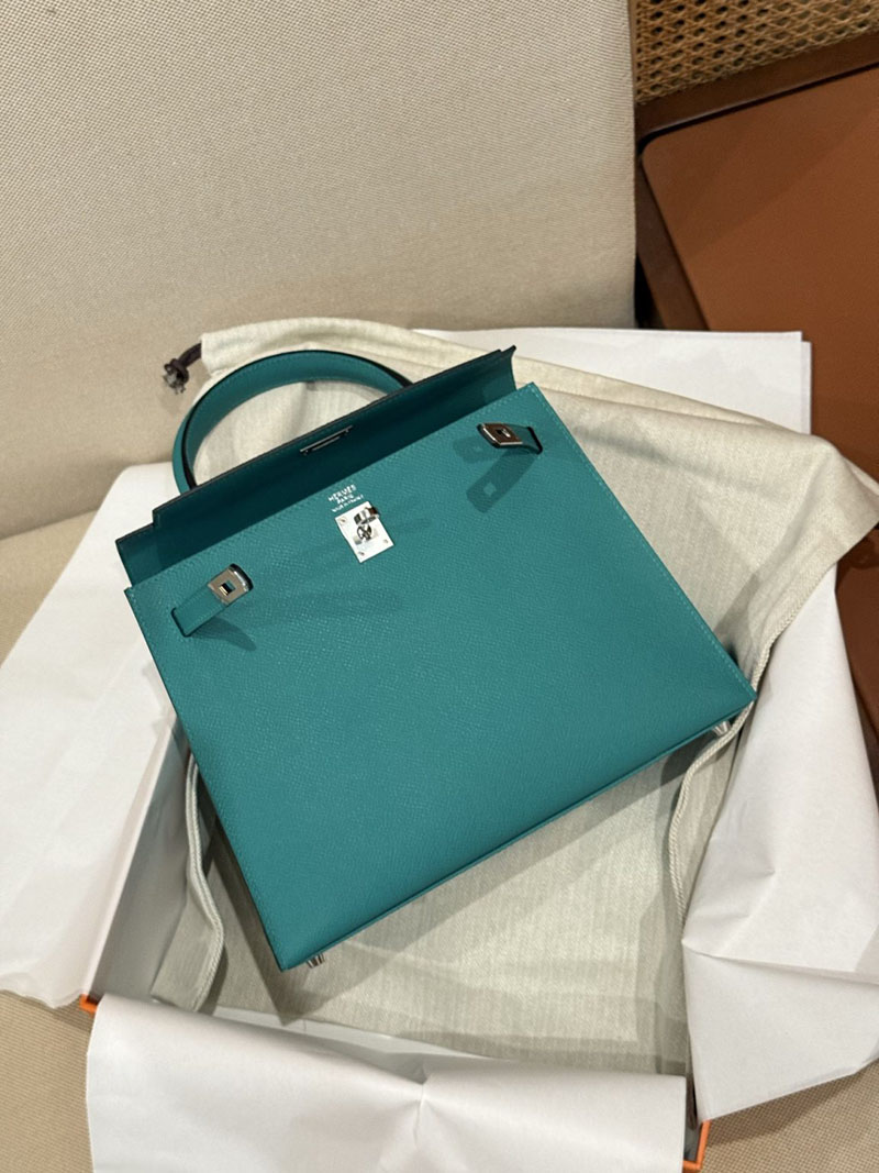 エルメス ケリー25 定価 HERMES ケリー25 外縫い ヴェールヴェロン ヴォーエプソン シルバー金具 2627494 エルメス専門店 おすすめ - 画像 (3)