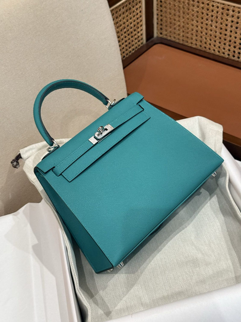 エルメス ケリー25 定価 HERMES ケリー25 外縫い ヴェールヴェロン ヴォーエプソン シルバー金具 2627494 エルメス専門店 おすすめ - 画像 (2)