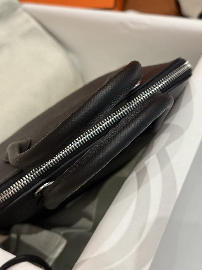 エルメスボリード27黒 HERMES ボリード27 黒 ブラック ヴォーエプソン シルバー金具 2627499 エルメス専門店 おすすめ - 画像 (9)