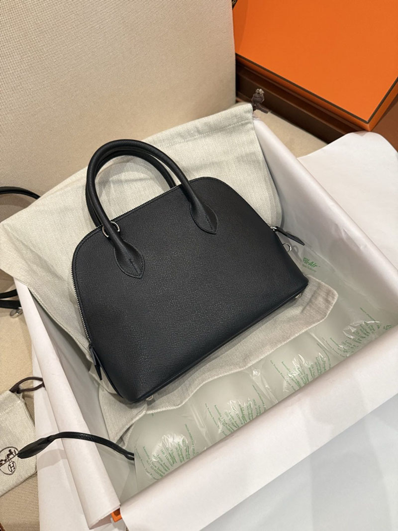 エルメスボリード27黒 HERMES ボリード27 黒 ブラック ヴォーエプソン シルバー金具 2627499 エルメス専門店 おすすめ - 画像 (6)