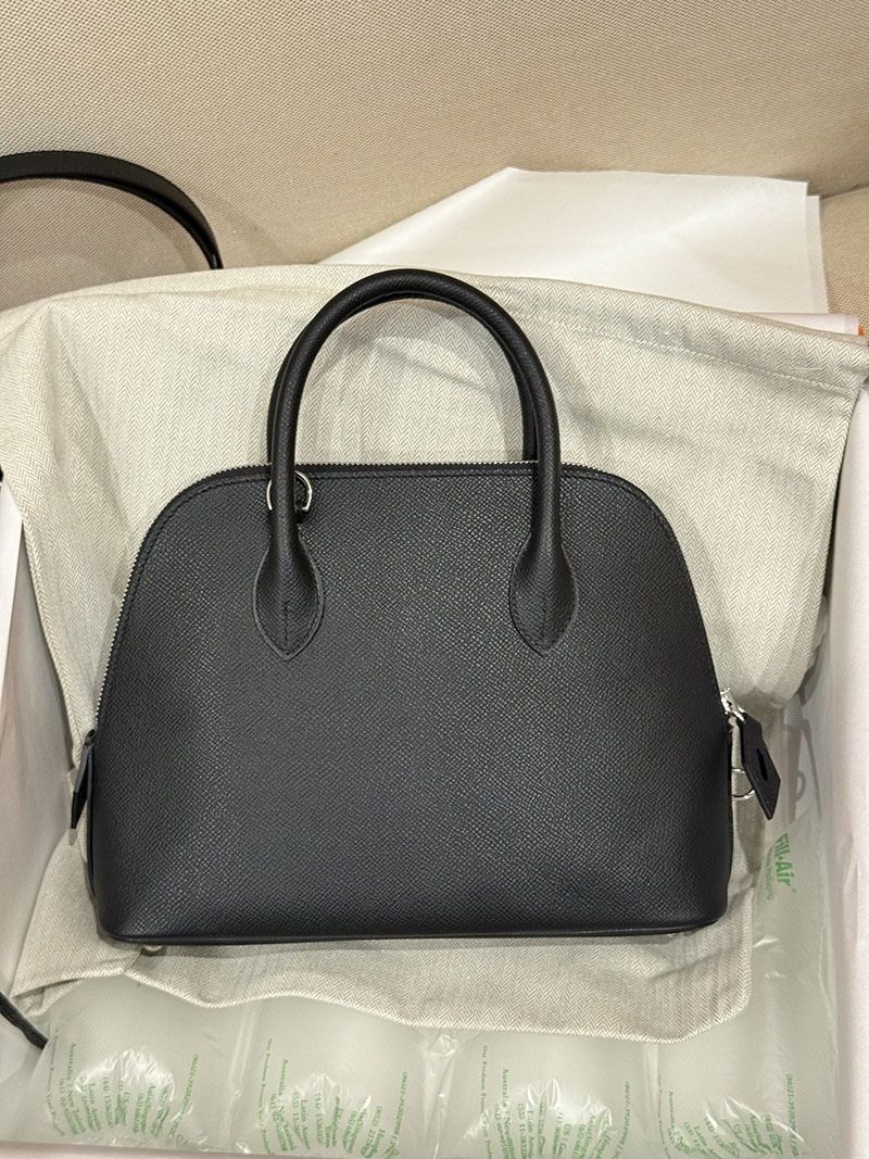 エルメスボリード27黒 HERMES ボリード27 黒 ブラック ヴォーエプソン シルバー金具 2627499 エルメス専門店 おすすめ - 画像 (5)