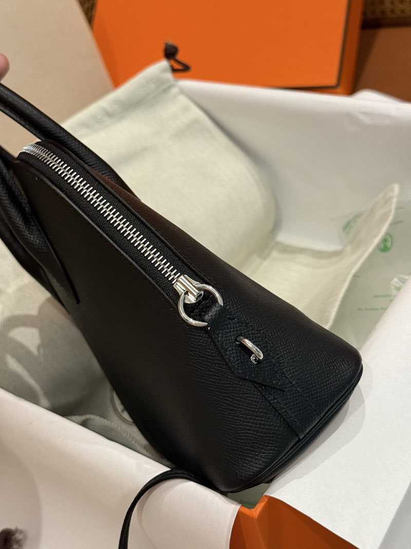 エルメスボリード27黒 HERMES ボリード27 黒 ブラック ヴォーエプソン シルバー金具 2627499 エルメス専門店 おすすめ - 画像 (4)