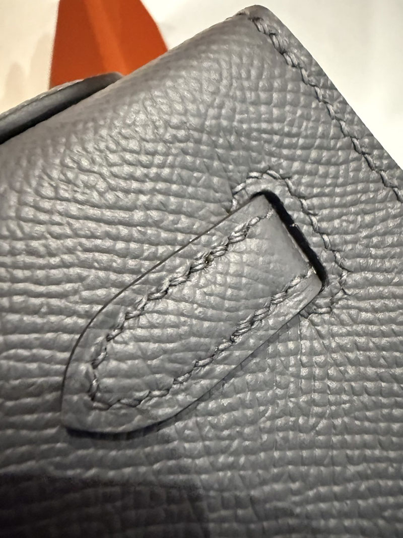 エルメス ケリー25 HERMES ケリー25 外縫い グリミスティ ヴォーエプソン シルバー金具 2627500 エルメス専門店 おすすめ - 画像 (8)