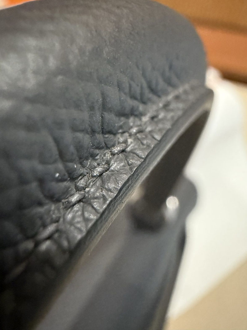 エルメス ケリー25 HERMES ケリー25 外縫い グリミスティ ヴォーエプソン シルバー金具 2627500 エルメス専門店 おすすめ - 画像 (3)