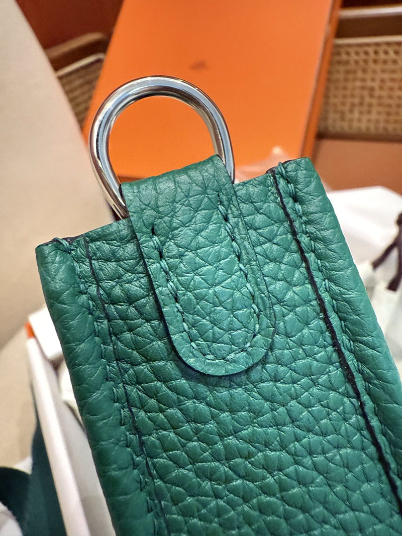 エルメスエブリンtpm定価 HERMES エヴリン 16 TPM マラカイト トリヨンクレマンス シルバー金具 2627508 エルメス専門店 - 画像 (4)