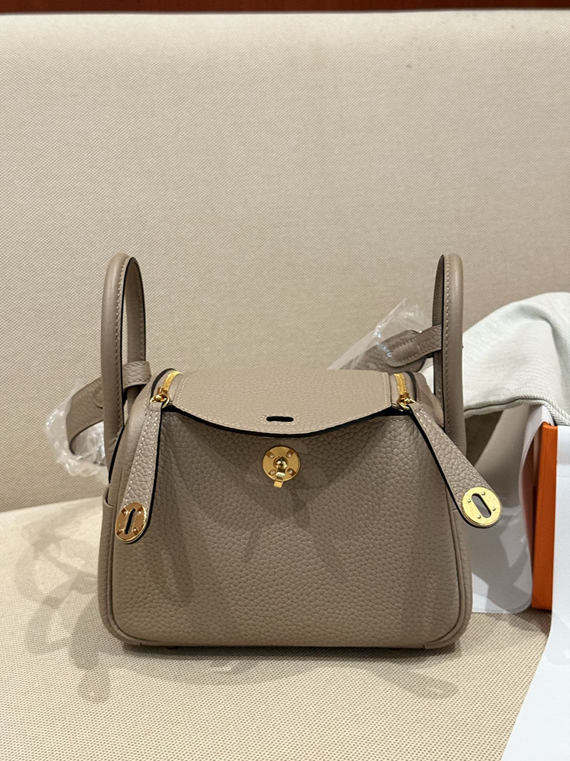 エルメスリンディミニ定価 HERMES ミニリンディ トゥルティールグレー トリヨンクレマンス ゴールド金具 2627509 エルメス専門店 おすすめ - 画像 (7)