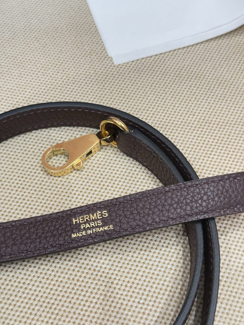 女性 バッグ 人気 40代 ハイブランド HERMES ケリー25 内縫い ルージュセリエ ヴォーエプソン ゴールド金具 2627526 エルメス専門店 - 画像 (5)