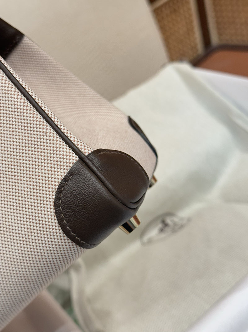 女性 バッグ 人気 50代 HERMES バーキン25 キャンバス エコルス スイフト/トワル ゴールド金具 2627528 エルメス専門店 おすすめ - 画像 (9)