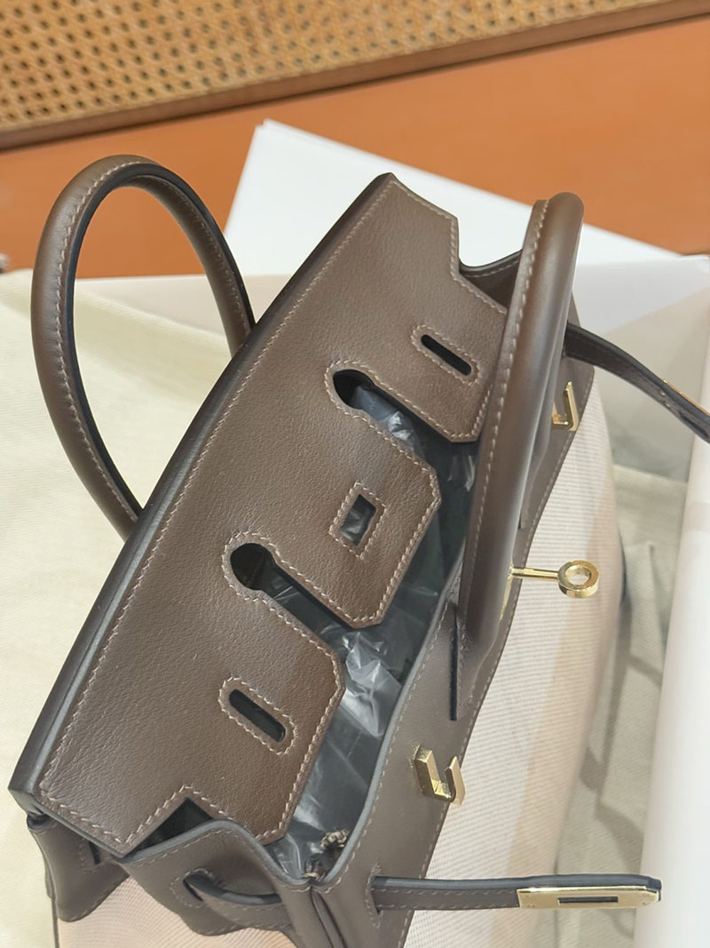 女性 バッグ 人気 50代 HERMES バーキン25 キャンバス エコルス スイフト/トワル ゴールド金具 2627528 エルメス専門店 おすすめ - 画像 (3)
