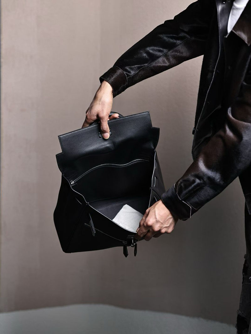 エルメス ケリー メンズ HERMES ケリーラキ35/内縫 黒 ブラック スイフト シルバー金具 2627544 エルメス専門店 おすすめ - 画像 (4)