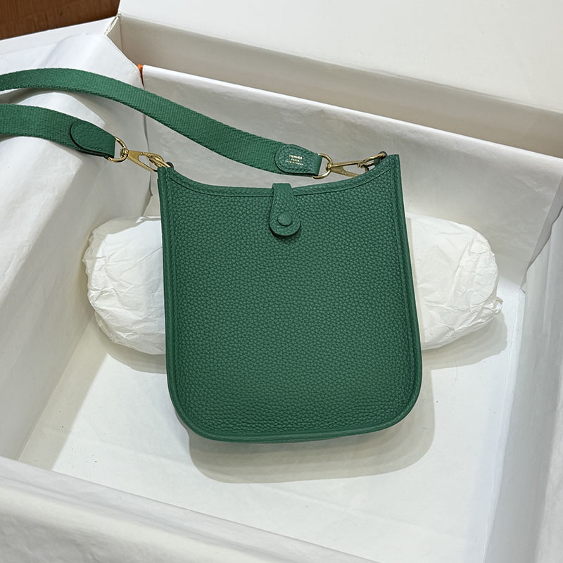 エブリンミニ ストラップ HERMES エヴリン TPM マラカイト トリヨンクレマンス ゴールド金具 2627663 エルメス 海外通販 - 画像 (9)