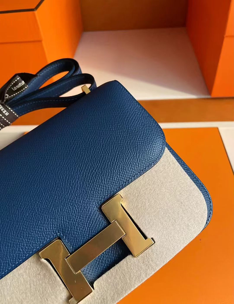 エルメス コンスタンス ミニ HERMES コンスタンス3 ミニ ディープブルー ヴォーエプソン ゴールド金具 2627717 エルメス 新作バッグ - 画像 (6)