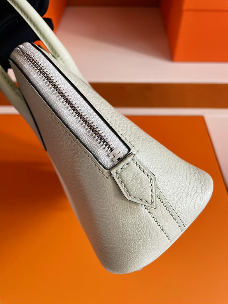 エルメス ボリードミニ HERMES ボリード1923 ミニ クレ/ヴェールコミック シェブルミゾル シルバー金具 2627737 エルメス 新作バッグ - 画像 (7)