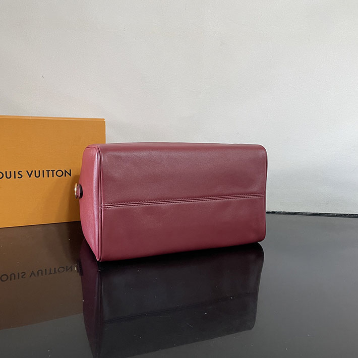 ルイヴィトン販売店舗 バッグ レディース Louis Vuitton スピーディ・ソフト 30 プラム M25766 ルイヴィトン スピーディ 新作 - 画像 (7)
