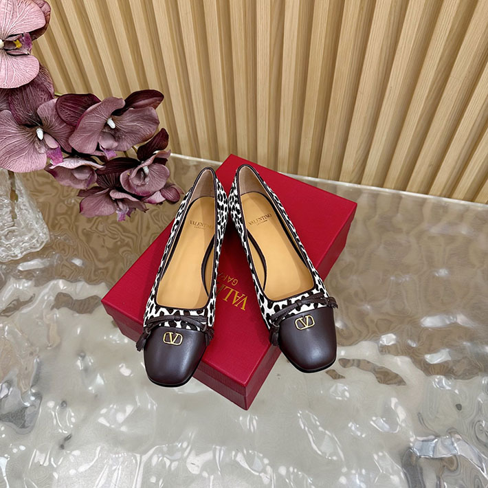 ヴァレンティノ 靴 シューズ VALENTINO Garavani レオパード フラットシューズ 2628211 プラダ パンプス アウトレット - 画像 (7)