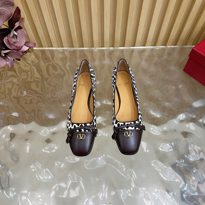 ヴァレンティノ 靴 シューズ VALENTINO Garavani レオパード フラットシューズ 2628211 プラダ パンプス アウトレット - 画像 (6)