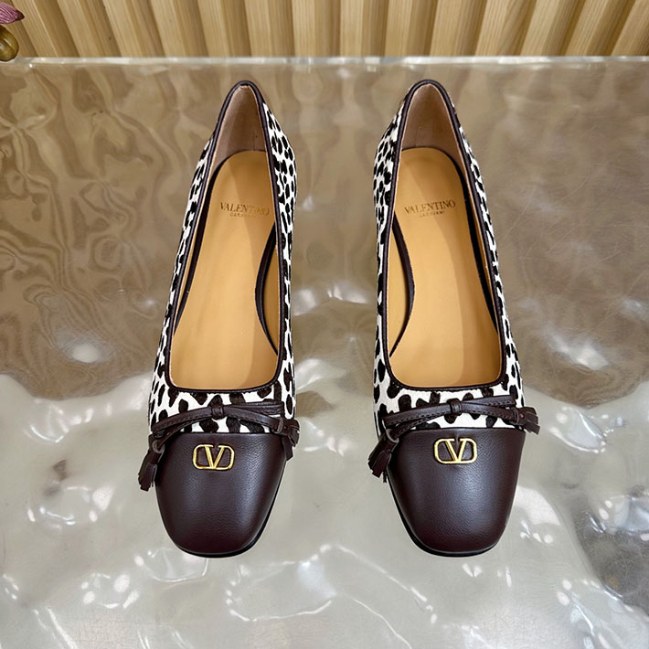 ヴァレンティノ 靴 シューズ VALENTINO Garavani レオパード フラットシューズ 2628211 プラダ パンプス アウトレット - 画像 (5)