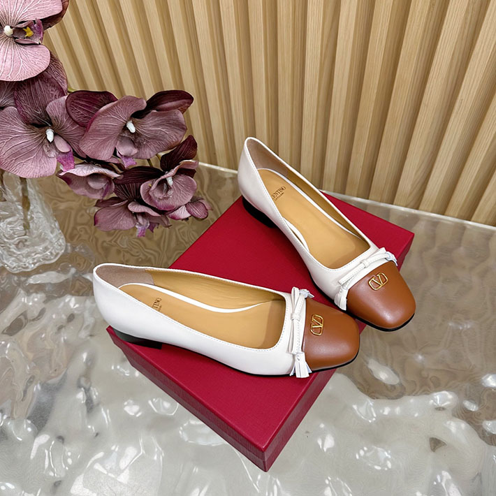 ヴァレンティノ 靴 シューズ VALENTINO Garavani レオパード フラットシューズ 2628214 プラダ バレリーナ フラットシューズ - 画像 (8)