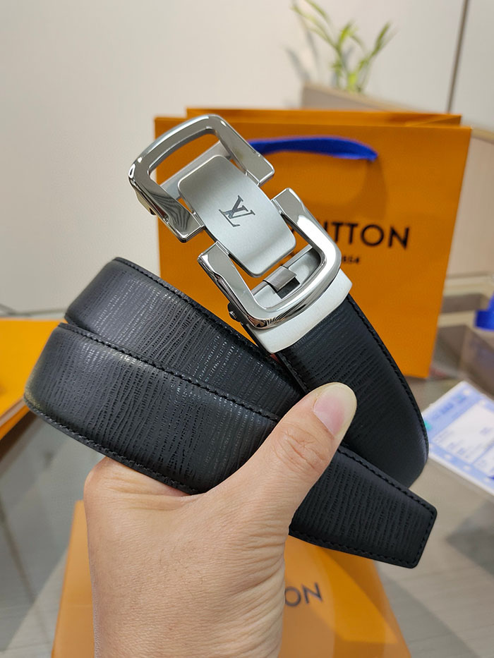 ルイヴィトンベルト激安販売 Louis Vuitton ビトン サンチュール・ポンヌフ タイガ レザー ベルト 26210215 ルイヴィトン ベルト 安い - 画像 (4)