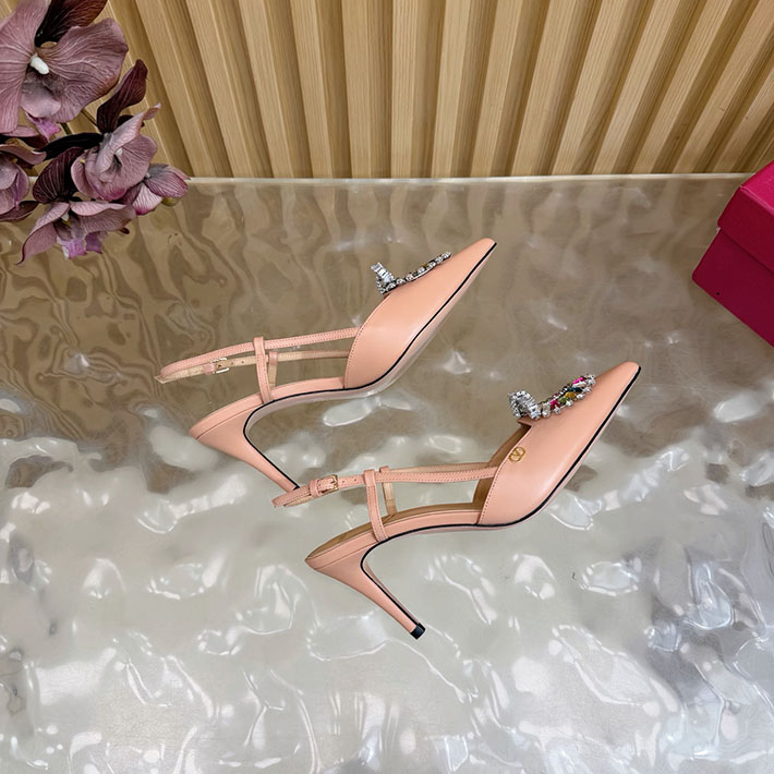 ヴァレンティノ 靴 シューズ レディース VALENTINO 80mm レザースクエアビジューパンプス 2628217 ヴァレンティノ パンプス セール - 画像 (11)