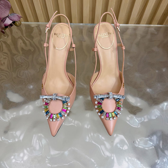 ヴァレンティノ 靴 シューズ レディース VALENTINO 80mm レザースクエアビジューパンプス 2628217 ヴァレンティノ パンプス セール - 画像 (5)