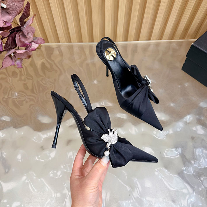 最高級サンローランスーパーコピー Saint Laurent バビロン ブルトイユ スリングバックパンプス 2628224 サン ローラン 靴 レディース - 画像 (9)