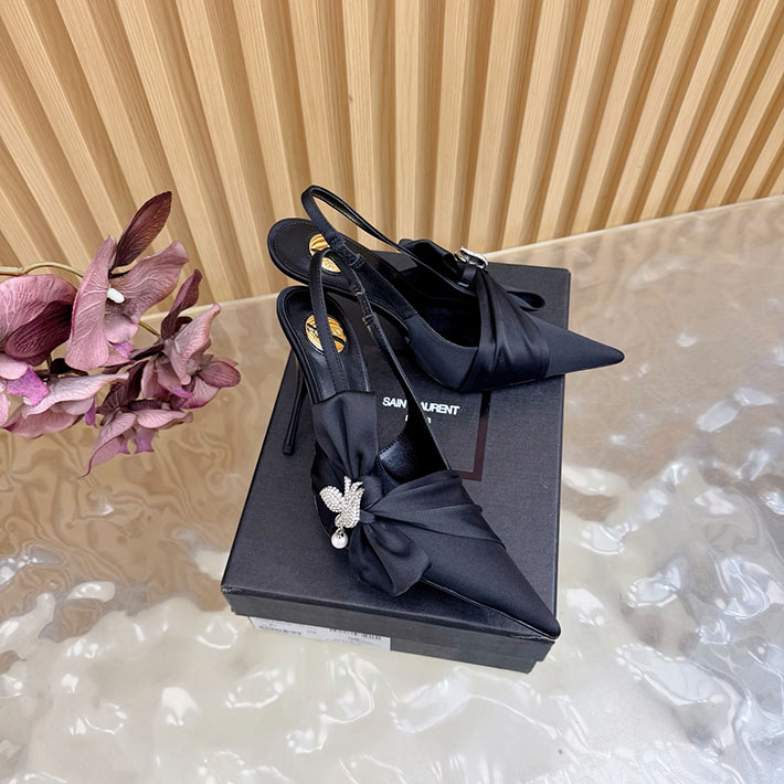 最高級サンローランスーパーコピー Saint Laurent バビロン ブルトイユ スリングバックパンプス 2628224 サン ローラン 靴 レディース - 画像 (7)