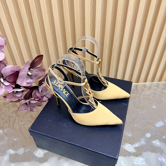 最高級ヴェルサーチェスーパーコピー VERSACE セーフティ ピン キトン ヒール パンプス 2628232 ヴェルサーチ 靴 レディース - 画像 (9)