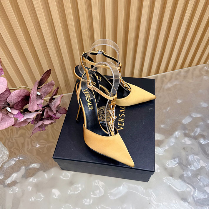 最高級ヴェルサーチェスーパーコピー VERSACE セーフティ ピン キトン ヒール パンプス 2628232 ヴェルサーチ 靴 レディース - 画像 (8)