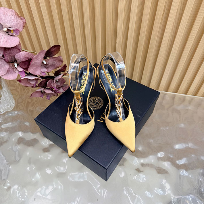 最高級ヴェルサーチェスーパーコピー VERSACE セーフティ ピン キトン ヒール パンプス 2628232 ヴェルサーチ 靴 レディース - 画像 (7)