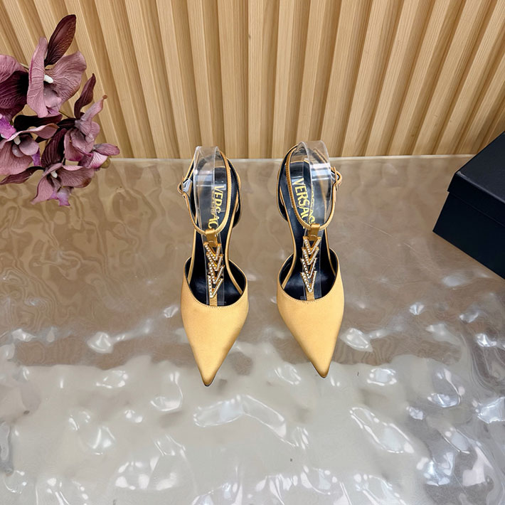 最高級ヴェルサーチェスーパーコピー VERSACE セーフティ ピン キトン ヒール パンプス 2628232 ヴェルサーチ 靴 レディース - 画像 (6)