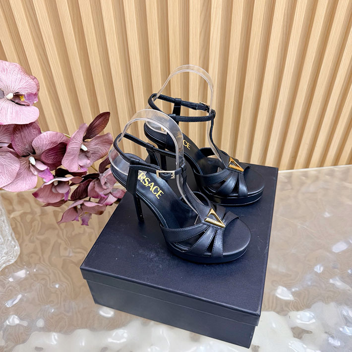 最高級ヴェルサーチェスーパーコピー VERSACE ラ メドゥーサ レザーパンプス 50 mm 2628243 ハイヒールブランド ランキング - 画像 (10)